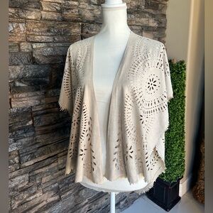 Choies Cream Crochet Accent Decor